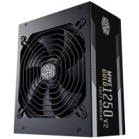 Power Supply Cooler Master MWE Gold V2 ( MPE-C501-AFCAG), 1250W, ATX, 140mm, 24+4pin, 12xSATA, 8xPCI-E(6+2), APFC, 80+ Gold, w/UK Cable, Full Modular