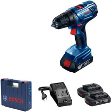 Bosch GSR 180-LI безударная дрель-шуруповерт [06019F8123] {18 В, БЗП, 54нм, 13 мм, 1700 об/мин, 1,4кг, 2акк- Li-ion.2,0Ач, кейс}