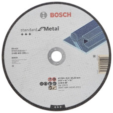 Bosch 2608603168 Отрезной круг Standard по металлу 230х3мм SfM, прямой