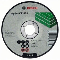 Bosch 2608603180 Отрезной круг Standard по камню 230х3мм SfS, прямой