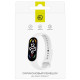 Ремешок силиконовый Zibelino для Mi Band 7 белый
