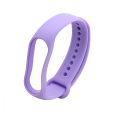 Ремешок силиконовый Zibelino для Mi Band 7 сиреневый