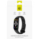 Ремешок силиконовый Zibelino для Mi Band 7 черный