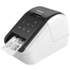 Brother QL-810W Принтер для изготовления наклеек авторезак, ленты до 62 мм, до 110 наклеек/мин, 300 т/д, WiFi (QL810WR1)