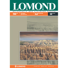 Фотобумага A4 Lomond 190гр, 50л Матовая/Матовая ( 102015 )