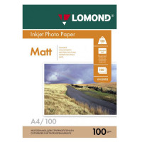 Фотобумага A4 Lomond 100гр, 100л белый матовое/матовое для струйной печати ( 0102002 )