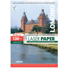 Фотобумага A4 Lomond 130гр, 250л Глянцевая/Глянцевая для лазерной печати ( 0310141 )