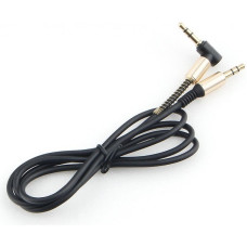 Кабель аудио (угловой) Cablexpert CCAB-02-35MML-1MB. 3.5 джек (M)/3.5 джек (M), черный, 1м, блистер