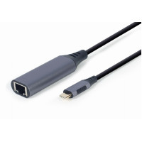Cablexpert A-USB3C-LAN-01 Адаптер интерфейсов Cablexpert A-USB3C-LAN-01, USB-C (вилка) в Гигабитную сеть Ethernet (RJ-45)