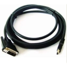 Кабель HDMI-DVI Cablexpert, 1.8м, 19M/19M, single link, черный, позол.разъемы, экран [CC-HDMI-DVI-6]