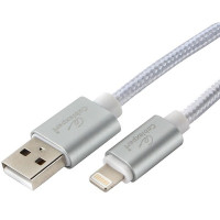 Cablexpert Кабель для Apple CC-U-APUSB02S-1.8M AM/Lightning, серия Ultra, длина 1.8м, серебристый, блистер