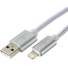 Cablexpert Кабель для Apple CC-U-APUSB02S-1.8M AM/Lightning, серия Ultra, длина 1.8м, серебристый, блистер