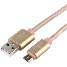 Cablexpert Кабель USB 2.0 CC-U-mUSB01Gd-3M AM/microB, серия Ultra, длина 3м, золотой, блистер