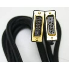 Кабель DVI-D dual link Gembird, 4.5м, 25M/25M, экран, феррит.кольца, пакет [CC-DVI2-15]