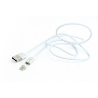 Cablexpert Кабель магнитный USB 2.0 CC-USB2-AMUCMM-1M, AM/TypeC, 1м, алюминиевые разъемы, коробка