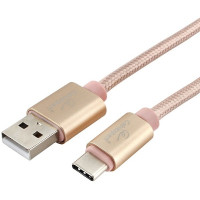Cablexpert Кабель USB 2.0 CC-U-USBC01Gd-1.8M AM/TypeC, серия Ultra, длина 1.8м, золотой, блистер