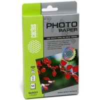 CACTUS GA620050 Фотобумага глянцевая, 10x15, 200 г/м2, 50 листов
