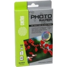 CACTUS GA620025 Фотобумага глянцевая, 10x15, 200 г/м2, 25 листов