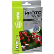 CACTUS GA618025 Фотобумага глянцевая, 10x15, 180 г/м2, 25 листов