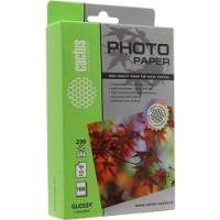 Cactus CS-GA6230100 Бумага 10x15/230г/м2/100л./белый, глянцевое для струйной печати