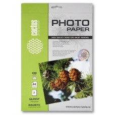 CACTUS MGA46902 Фотобумага с магнитным слоем , глянцевая, А4, 690 г/м2, 2 листа