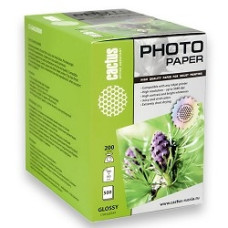 CACTUS CS-GA6200500 Фотобумага глянцевая, 10x15, 200 г/м2, 500 листов.