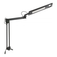 Camelion KD-821 C02 черный LED (Св-к наст.,8 Вт, 230В, 2 ур.ярк,350лм, струбцина)