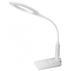 Camelion KD-814 C01 белый LED (Св-к наст.,основ-е+струб,7 Вт,230В, сенс.вкл.,4 ур.ярк,450 лм,4000К)