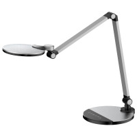 Camelion KD-865 C03 серебро LED(Свет-к наст.10 Вт,230В,600 лм,сенс.рег.ярк и цвет.темп)