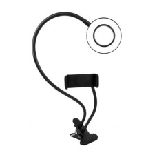 Camelion KD-848 C02 LED(свет-к кольцевой 7 Вт, подставка для смартфона, на клипсе)