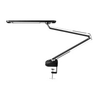Camelion KD-843 C02 черный LED (Свт-к наст.,13 Вт,230В, 900лм,сенс, рег.ярк, цвет.темп, струбцина)