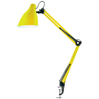 Camelion KD-335 C07 желтый (Свет-к настольн.с метал. струбциной, 230V, 40W, E27)