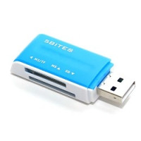 5bites RE2-102BL (RE-102BL) Устройство ч/з карт памяти USB2.0 / ALL-IN-ONE / USB PLUG / BLUE