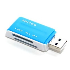 5bites RE2-102BL (RE-102BL) Устройство ч/з карт памяти USB2.0 / ALL-IN-ONE / USB PLUG / BLUE