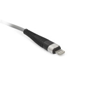 Кабель CBR CB 501 Silver, USB to Lightning, 2,1 А, 1 м, цветная коробка