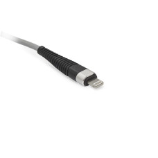 Кабель CBR CB 501 Silver, USB to Lightning, 2,1 А, 1 м, цветная коробка