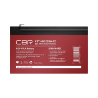 CBR Аккумуляторная VRLA батарея CBT-HR1228W-F2 (12В 6,6Ач), клеммы F2