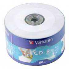 Verbatim Диски CD-R 80min, 700mb, 52x Ink Print bulk (50шт) [43794]