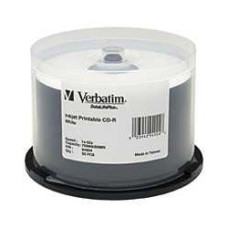 Verbatim Диски CD-R 25 шт. Printable InkJet, 52-x 700Mb, Cake Box (43439)