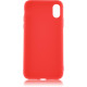 Чехол Brosco Colourful, накладка для Apple iPhone Xs, красный