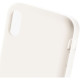 Чехол Brosco Softrubber, накладка для Apple iPhone Xs, белый
