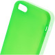 Чехол Brosco Colourful для Apple iPhone 55SSE зеленый