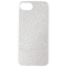 Чехол Brosco Shine для Apple iPhone 7 Plus8 Plus серебристый