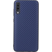 Чехол G-Case Carbon для Samsung Galaxy A70 (2019) SM-A705 синий