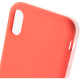 Чехол Brosco Softrubber, накладка для Apple iPhone Xs, красный