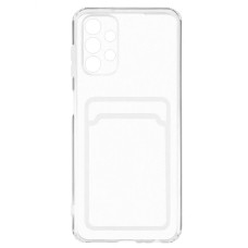 Чехол Zibelino Silicone Card Holder для Samsung Galaxy A23 4G прозрачный