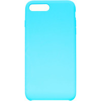 Чехол Brosco Softrubber, накладка для Apple iPhone 8 Plus, синий