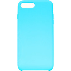 Чехол Brosco Softrubber, накладка для Apple iPhone 8 Plus, синий