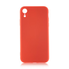 Чехол Brosco SoftrubberSoft-touch для Apple iPhone Xr красный
