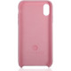 Чехол Brosco Softrubber, накладка для Apple iPhone Xr, розовый